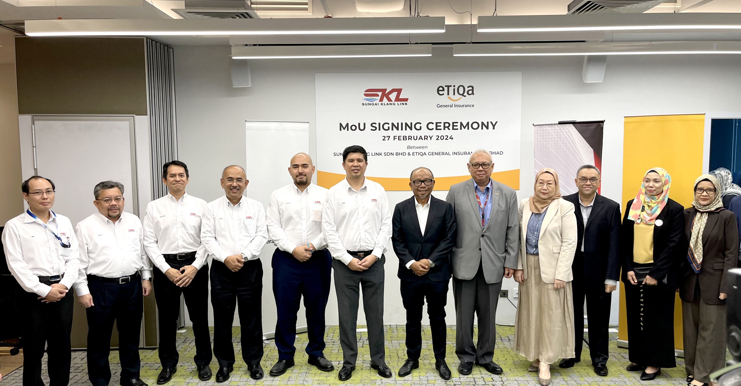 Signing of MOU with Etiqa General Insurance February 2024.