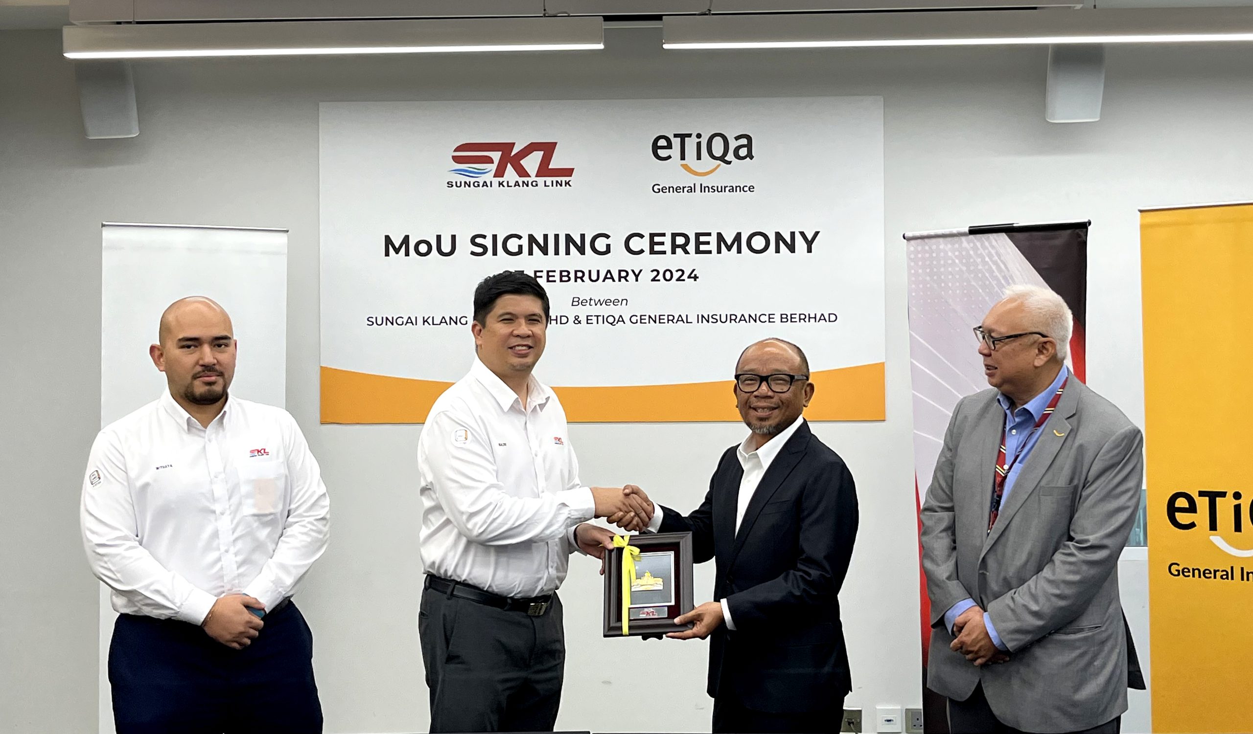Signing of MOU with Etiqa General Insurance February 2024.