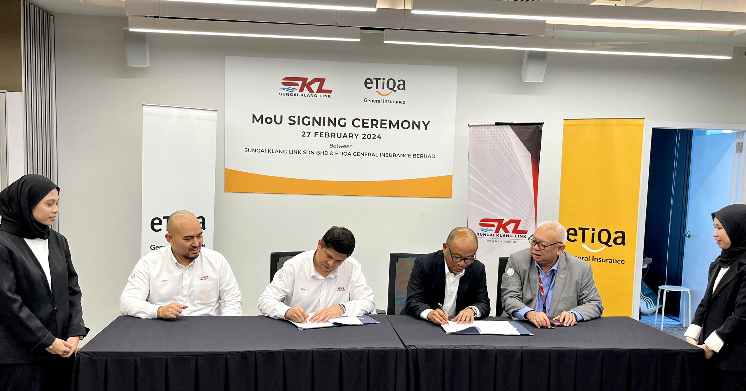 Signing of MOU with Etiqa General Insurance February 2024.